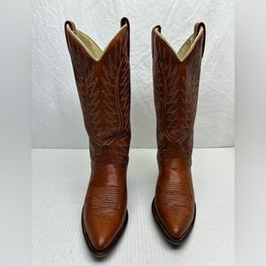 Acme Leather Western Cowgirl Boots, SZ 8